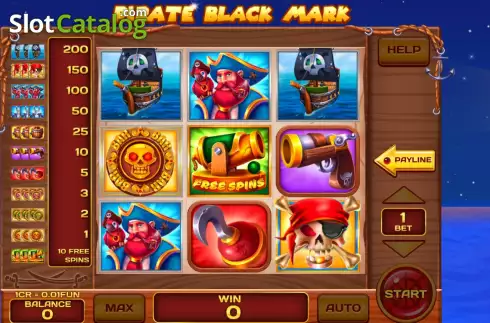 Οθόνη2. Pirate Black Mark (Pull Tabs) Κουλοχέρης