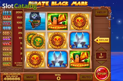 Οθόνη3. Pirate Black Mark (Pull Tabs) Κουλοχέρης