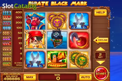 Οθόνη2. Pirate Black Mark (3x3) Κουλοχέρης
