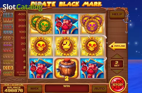 Οθόνη3. Pirate Black Mark (3x3) Κουλοχέρης