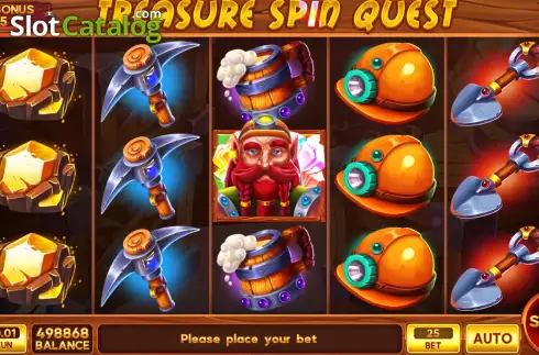 Οθόνη2. Treasure Spin Quest Κουλοχέρης