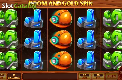 Οθόνη2. Boom and Gold Spin Κουλοχέρης