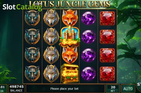 Οθόνη2. Lotus Jungle Gems Κουλοχέρης 