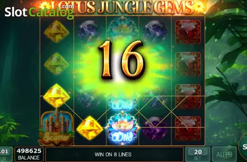 Οθόνη3. Lotus Jungle Gems Κουλοχέρης 