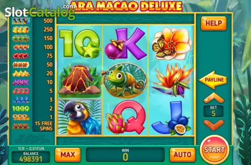 Οθόνη2. Ara Macao Deluxe (3x3) Κουλοχέρης
