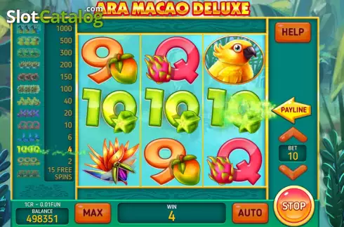 Οθόνη3. Ara Macao Deluxe (3x3) Κουλοχέρης