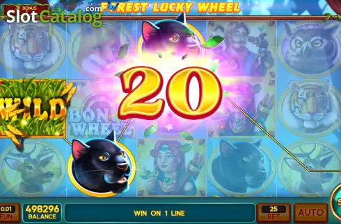 Οθόνη3. Forest Lucky Wheel Κουλοχέρης 