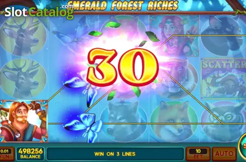 Οθόνη3. Emerald Forest Riches Κουλοχέρης