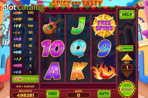 Οθόνη2. Spicy and Tasty (Pull Tabs) Κουλοχέρης 