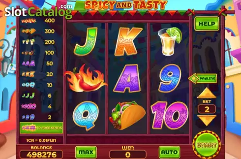 Οθόνη2. Spicy and Tasty (3x3) Κουλοχέρης