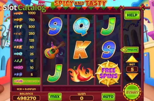 Οθόνη2. Spicy and Tasty (Reel Respin) Κουλοχέρης