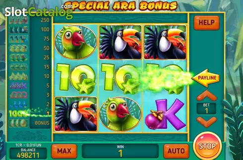 Οθόνη3. Special Ara Bonus (Pull Tabs) Κουλοχέρης