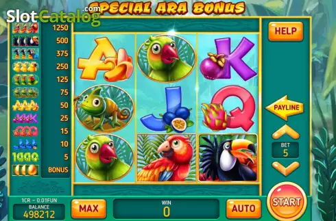 Οθόνη2. Special Ara Bonus (3x3) Κουλοχέρης
