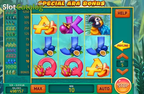 Οθόνη3. Special Ara Bonus (3x3) Κουλοχέρης