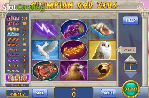 Οθόνη2. Olympian God Zeus (3x3) Κουλοχέρης 