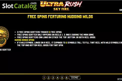 Οθόνη6. Ultra Rush Sky Fire Κουλοχέρης 