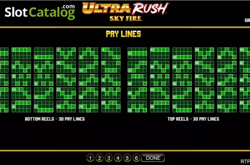 Οθόνη8. Ultra Rush Sky Fire Κουλοχέρης 
