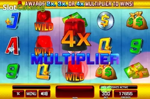 Οθόνη3. Big Heist Jackpot Κουλοχέρης 