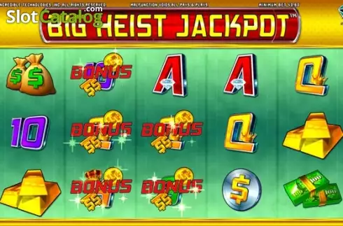 Οθόνη4. Big Heist Jackpot Κουλοχέρης 