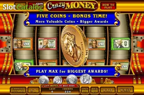 Οθόνη4. Crazy Money High Denom Κουλοχέρης