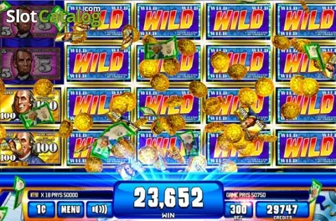Οθόνη2. Money Roll Jackpot Κουλοχέρης 