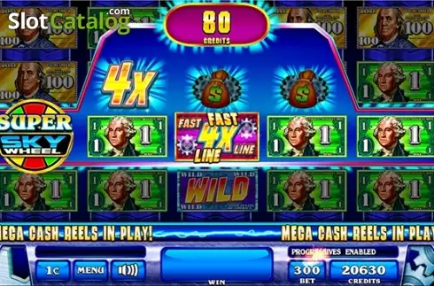 Οθόνη2. Money Roll Super Sky Wheel Κουλοχέρης