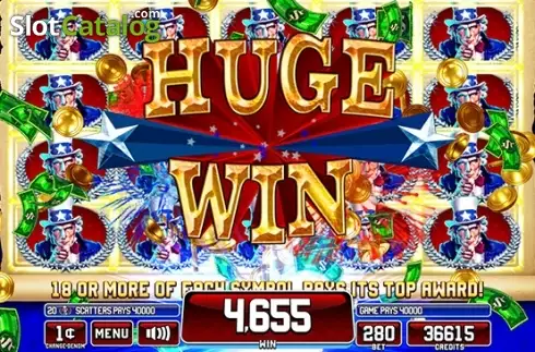 Οθόνη2. Star Spangled Riches Κουλοχέρης