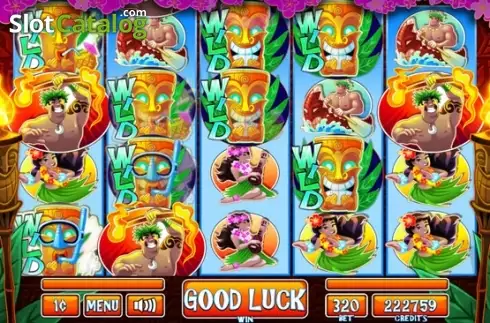 Οθόνη3. Tiki Tiki Luau Κουλοχέρης