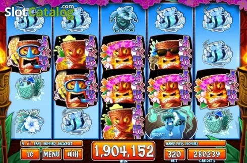 Οθόνη6. Tiki Tiki Luau Κουλοχέρης