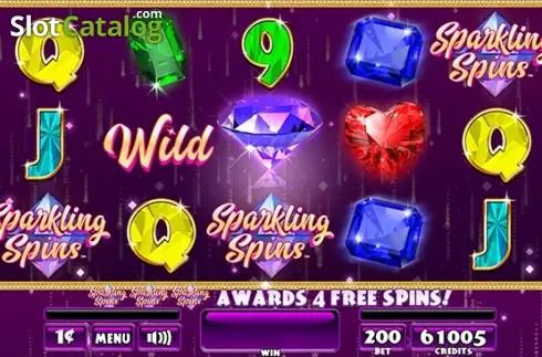 Οθόνη5. Sparkling Spins Κουλοχέρης