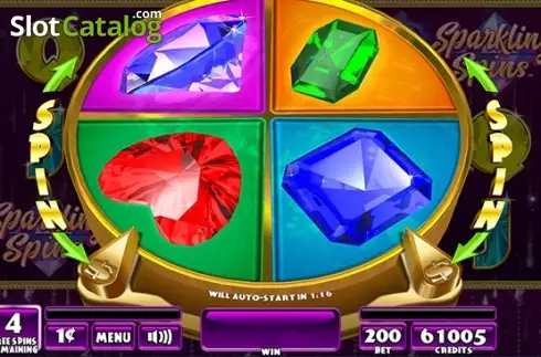 Οθόνη6. Sparkling Spins Κουλοχέρης