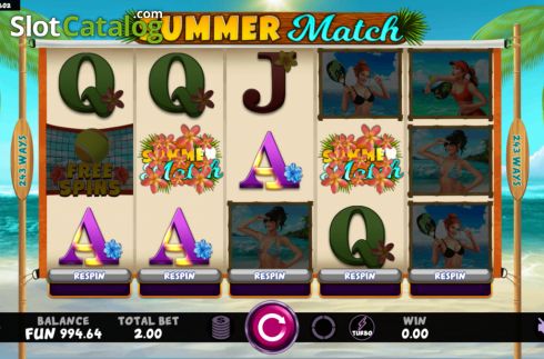 Οθόνη4. Summer Match Κουλοχέρης