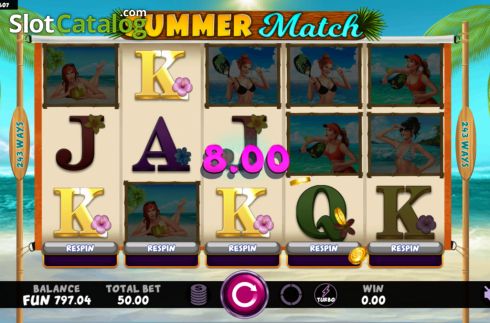 Οθόνη5. Summer Match Κουλοχέρης