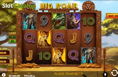 Οθόνη3. Big Roar Κουλοχέρης