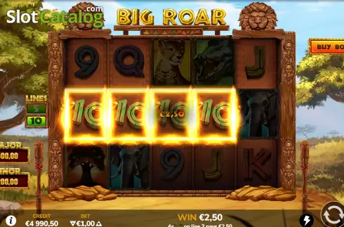 Οθόνη4. Big Roar Κουλοχέρης