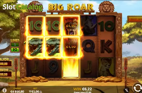 Οθόνη6. Big Roar Κουλοχέρης