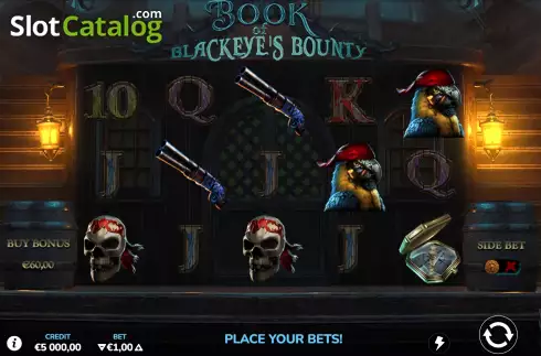 Οθόνη3. Book of Blackeye’s Bounty Κουλοχέρης