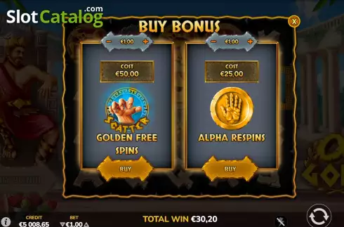 Οθόνη6. Alpha Gold Κουλοχέρης
