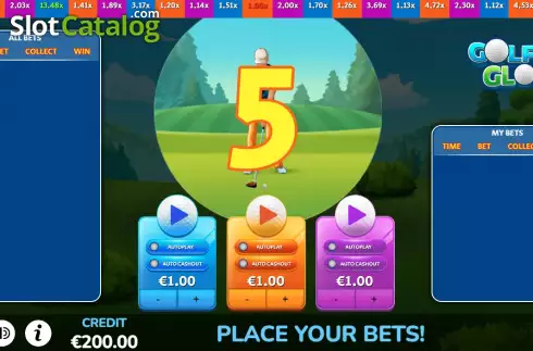 Οθόνη2. Golfing Glory Κουλοχέρης
