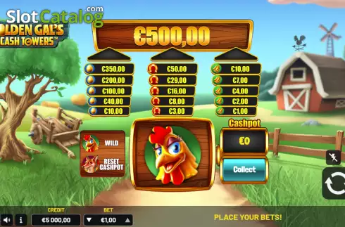 Οθόνη2. Golden Gals Cash Tower Κουλοχέρης