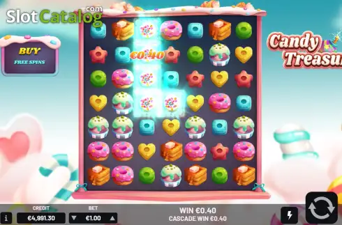 Οθόνη4. Candy Treasures Κουλοχέρης