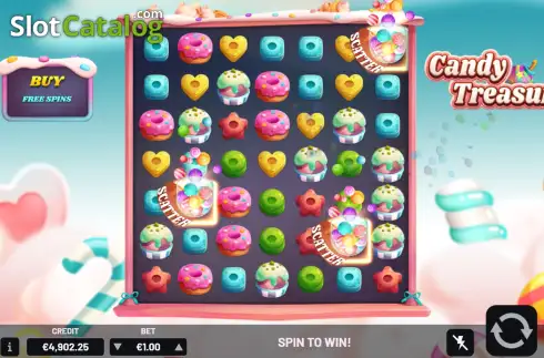 Οθόνη7. Candy Treasures Κουλοχέρης