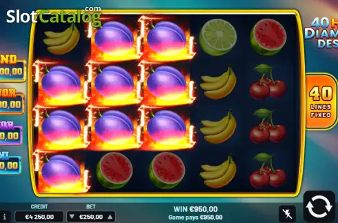 Οθόνη3. 40 Hot Diamond Desire Κουλοχέρης