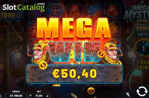 Οθόνη3. Mega Mystery Mine Κουλοχέρης