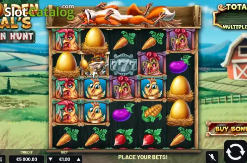 Οθόνη2. Golden Gals Hen Hunt Κουλοχέρης 