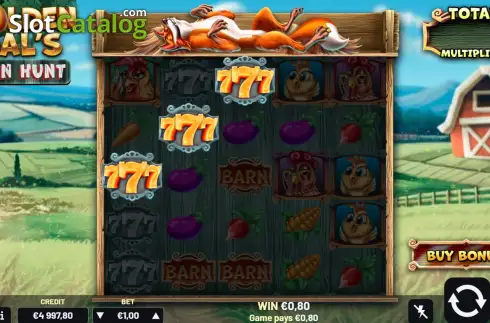 Οθόνη3. Golden Gals Hen Hunt Κουλοχέρης 