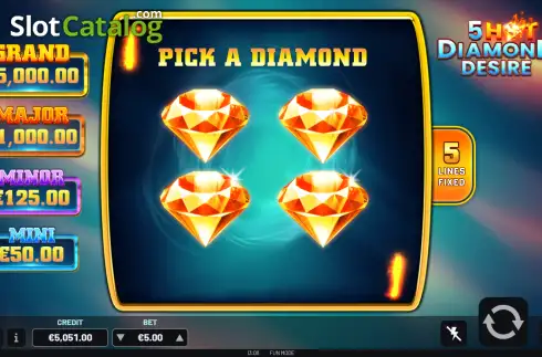 Οθόνη3. 5 Hot Diamond Desire Κουλοχέρης