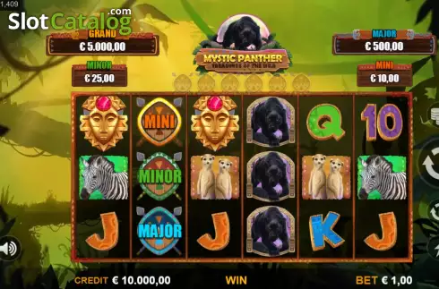 Οθόνη3. Mystic Panther Treasures of the Wild Κουλοχέρης