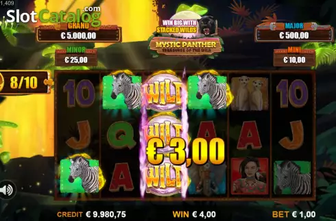 Οθόνη8. Mystic Panther Treasures of the Wild Κουλοχέρης
