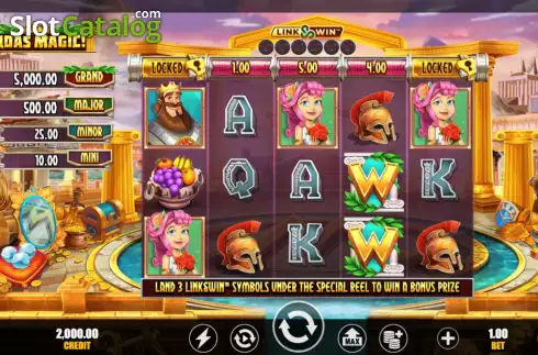 Οθόνη3. Midas Magic! Κουλοχέρης